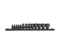 Astro Tools 78313 13pc 1/4" & 3/8" Drive External Torx Nano Impact Socket Set, Black