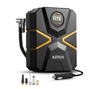 AstroAI Inflador Ruedas Coche Digital 12V, Compresor Aire Portátil 150 PSI, Hinchador Neumáticos Eléctrico con Pantalla LCD y Luz LED para Coche, Bicicleta, Moto y Etc.