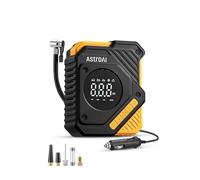 AstroAI Inflador Ruedas Coche Digital, Compresor Aire Portátil Eléctrico de 150 PSI 12V, Compresor Aire Coche, Hinchador Ruedas Coche con Pantalla LCD y Luz LED para Coche y Etc.