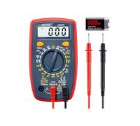 AstroAI Multímetro Digital, Polímetro Profesional, Voltímetro, Tester Electricista, Multimeter para Corriente CC, Voltaje CA/CC, Resistencia, Continuidad y Diodos de Prueba, Azul
