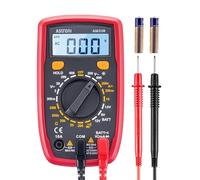 AstroAI Multímetro Digital, Polímetro Profesional, Voltímetro, Tester Electricista, Multimeter para Corriente CC, Voltaje CA/CC, Resistencia, Continuidad y Diodos de Prueba, Negro