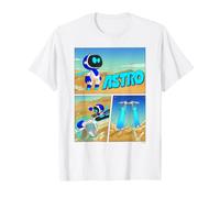 Astrobot Astro Flys Away On PlayStation Controller Comic Camiseta