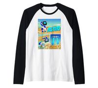 Astrobot Astro Flys Away On PlayStation Controller Comic Camiseta Manga Raglan