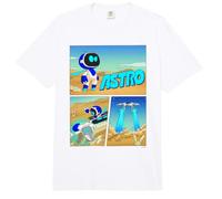 Astrobot Astro Flys Away On PlayStation Controller Comic Comfort Colors Adult Heavyweight T-Shirt