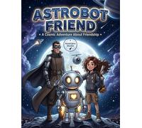ASTROBOT FRIEND: A Cosmic Adventure Coloring Book for Kids: 50 Comic Scenes + 5 Fun Activities | Robot & Space Adventure for kids and adults | Coloring Comics Book