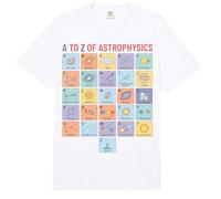 Astrofísica Alfabeto A a Z Ciencia Espacial Conceptos Gráfico Comfort Colors Adult Heavyweight T-Shirt