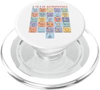 Astrofísica Alfabeto A a Z Ciencia Espacial Conceptos Gráfico PopSockets PopGrip para MagSafe