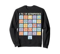 Astrofísica Alfabeto A a Z Ciencia Espacial Conceptos Gráfico Sudadera