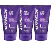 Astroglide Gel Personal Lubricant Super Slick Gel Formula Glides on Like Liquid Velvet and Easily Rinses Off in Water : Size 4 Oz. (Pack of 3) by Astroglide