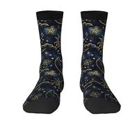 Astrología Del Cosmos Soleil Hombre Mujer Calcetine Deporte Duraderos Calcetine Trabajo Acolchados Work Socks Para Senderismo Fútbol Uso Multiestación