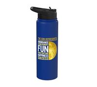 Astrología del Sol - Estrella del Sistema Solar Solar Stainless Steel Insulated Water Bottle