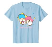 Astrología mágica de Sanrio Little Twin Stars Camiseta, Niños, Azul Bebé, 8 años