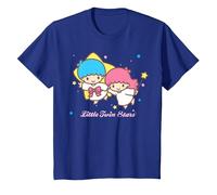 Astrología mágica de Sanrio Little Twin Stars Camiseta, Niños, Azul Real, 4 años