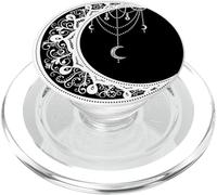 Astrología Pagan Wicca Bruja Regalo Atrapasueños Cristales Luna PopSockets PopGrip para MagSafe