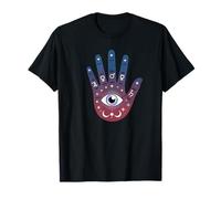 Astrología Símbolos Ojo de Palma Mágica Cósmica Mapa Estelar Espir Camiseta