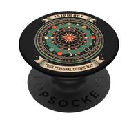 Astrología Su Hoja de Ruta Cósmica Personal Planetas Estrellas PopSockets PopGrip Adhesivo
