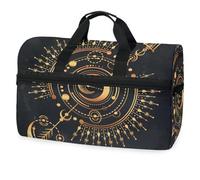 Astrology Alchemy Moon Stars - Bolsa de viaje para hombres, mujeres, niños, niñas y adolescentes, bolsa de gimnasio deportiva de gran tamaño con compartimento para zapatos, bolsa de entrenamiento para