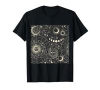 Astrology Astronomy Zodiac Signs and Eclipse Design Camiseta