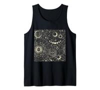 Astrology Astronomy Zodiac Signs and Eclipse Design Camiseta sin Mangas