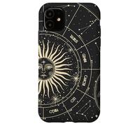 Astrology Astronomy Zodiac Signs and Eclipse Design Carcasa para iPhone 11