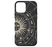 Astrology Astronomy Zodiac Signs and Eclipse Design Carcasa para iPhone 12 Mini