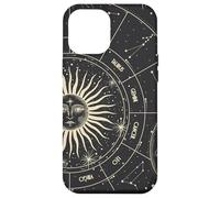Astrology Astronomy Zodiac Signs and Eclipse Design Carcasa para iPhone 12 Pro MAX