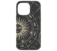 Astrology Astronomy Zodiac Signs and Eclipse Design Carcasa para iPhone 14 Pro MAX