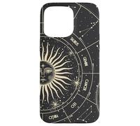 Astrology Astronomy Zodiac Signs and Eclipse Design Carcasa para iPhone 15 Pro MAX