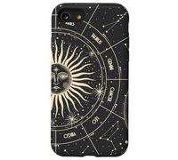 Astrology Astronomy Zodiac Signs and Eclipse Design Carcasa para iPhone SE (2020) / 7/8