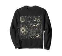 Astrology Astronomy Zodiac Signs and Eclipse Design Sudadera