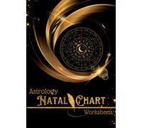 Astrology Natal Chart Worksheets: Astrology Workbook for Yourself, Blank Zodiac Wheel Diagram Charts and Practice Tables for Astrologers and Students ... Planets, Signs and for Birth Chart Readings