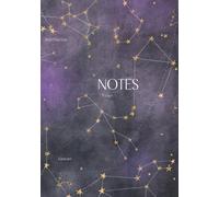 Astrology Notebook: Purple Celestial Hardcover Journal for Writing, Notes, and Magic: Aesthetic Lined Notebook with 100 Pages, Mystical Moon & Stars ... Manifestation, or Daily Reflections
