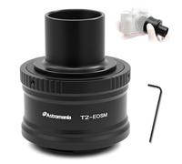 Astromania Canon EOS-M T2 - Adaptador de lente de montaje y adaptador de telescopio M42 a 1,25 pulgadas (montaje en T) para Canon EOS-M Sistema de cámara Telescopio/Spotting Scope Accesorios