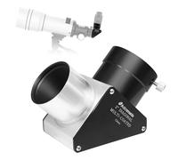 Astromania Espejo Diagonal de Estrella de 2 Pulgadas de 90 Grados con 93% de reflectividad y revestimientos dieléctricos, Totalmente de Metal para refractar telescopio, Lente Ocular para