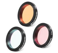 Astromania Juego de filtros de Imagen planetaria especializados de 1.25 Pulgadas, 3 Piezas (UV, IR, CH4), Mejora Astrophotos