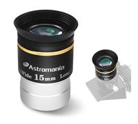 Astromania Ocular ultra gran angular de 1.25 pulgadas, 15 mm, 66 grados para telescopio