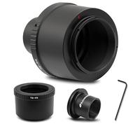 astromania T T2 lente a Fuji FX Mount Adaptador para cámara y objetivo M42 a 1,25 "adaptador de telescopio (T-Mount) - Tornillo universal de cabeza de cruz (en para X-T1 X-A1 X-E2 X-M1 X-E1 X-Pro1