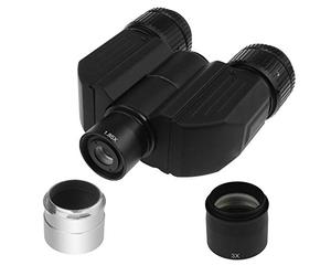 Astromania Visor estéreo Bino con dos Eyepicecs Plossl de 32 mm, te permite adaptar dos oculares a tu telescopio y ver con ambos ojos simultáneamente