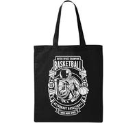 Astronaut Basketball Outer Space Champion I Need More Space - Bolsa de algodón ecológico natural, color negro, Black, Talla única