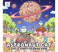Astronaut Cat Coloring Book: Super Cute Space Adventures and Funny Cosmic Designs for All Ages