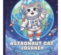 Astronaut Cat Journey: A Fun and Relaxing Coloring Book with a Cute Space Cat Adventure for Kids, Teens, and Cat Lovers