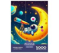 Astronaut Challenging 1000 Piece Puzzle for Adults - Difficult Brain Teaser Game 70x50cm/1000pcs