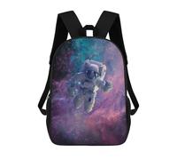 Astronaut Floating in Space-1 Mochilas Impresas En 3D Para Niños 17inch Mochilas De Moda Informales Para El Día A Día, Bolsas De Viaje, Mochilas Informales Para Exteriores Para Niños Y Niñas