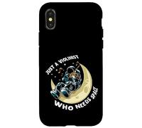 Astronaut Graphic Violinist Who Needs Space Violin Player Carcasa para iPhone X/XS