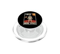 Astronaut I Need More Space Diseño cósmico Retro PopSockets PopGrip para MagSafe