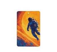 Astronaut In The Space - Ambientadores para coche, 4 unidades, tarjetas perfumadas colgantes, tarjetas perfumadas para coche, tabletas de aromaterapia