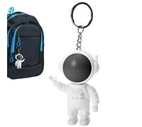 Astronaut Keychain - Small Glowing Pendant With Polished Finish, Lightweight Design Adds A Fun Touch To Keys Bags Or Backpacks, Durable Build For Daily Carry | Perfect Cute Accessory Women Gi, Negro