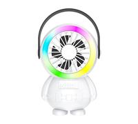 Astronaut Mini Fan - Beat The Heat With Cosmic Style | Recargable Portable Handheld Fan Strong Wind Quiet | For Travel Beach Outdoor Home Desk USB Powered Personal Cooling Essential