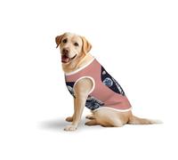 Astronaut On The Moon 1 - Camiseta de algodón suave para perros grandes, ropa estampada para mascotas, transpirable, sin mangas (3xl-5XL)