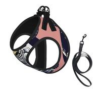 Astronaut On The Moon 1 Print Pet Supplies - Arnés ajustable de malla transpirable para perros pequeños y medianos, S-L